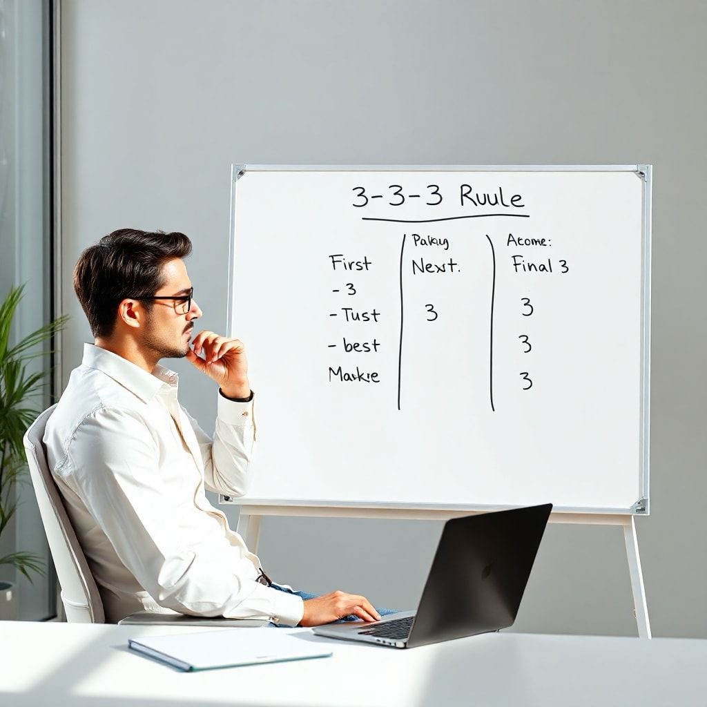 The 3-3-3 Rule: A Simple Strategy for Staying Calm and Focused