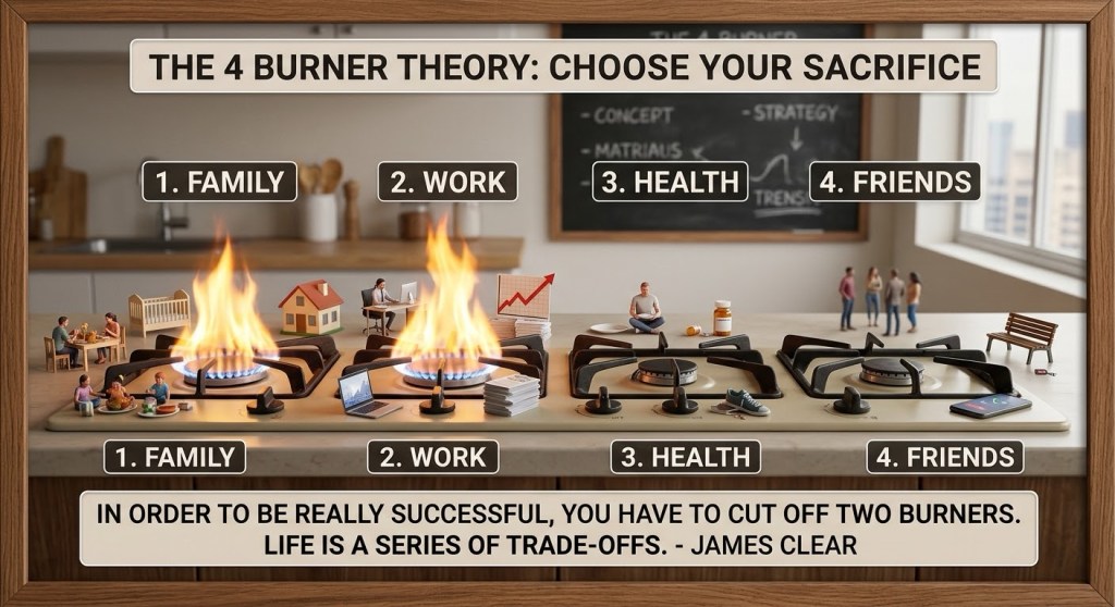 The 4 Burner Theory: Why You Cannot Have Everything at Once